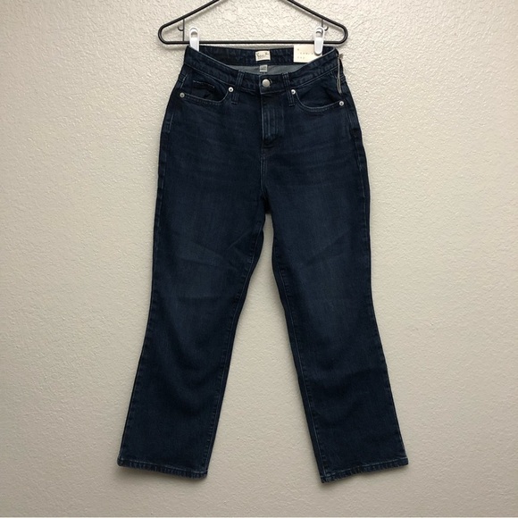A‎ New Day Women’s Dark Wash High Rise Straight Bootcut Jeans Size 2/26 NWT - Picture 1 of 6